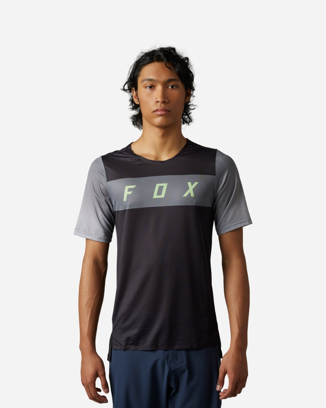 Maillot manches courtes Fox Racing Flexair Arcadia - Noir