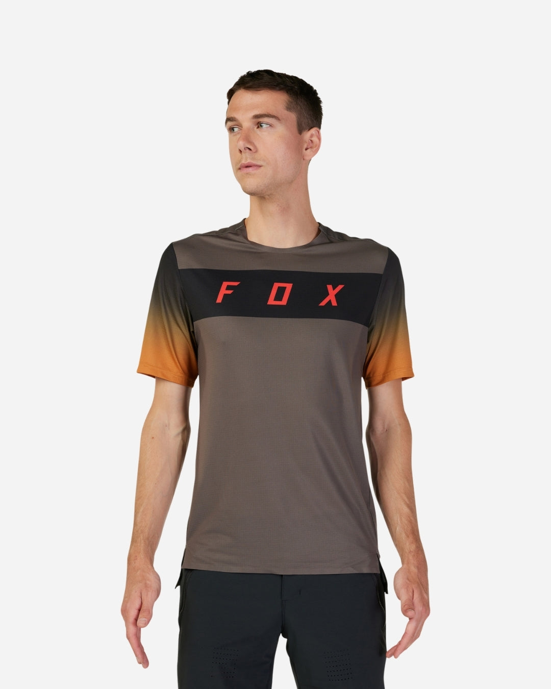 Maillot manches courtes Fox Racing Flexair Arcadia - Marron (Dirt)