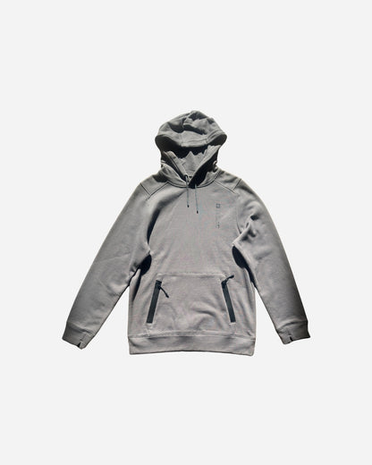 Sweat à capuche déperlant Fox Racing Base Over DWR - Gris