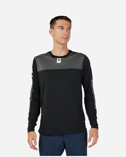 Maillot manches longues Fox Racing Defend Fox Head - Noir