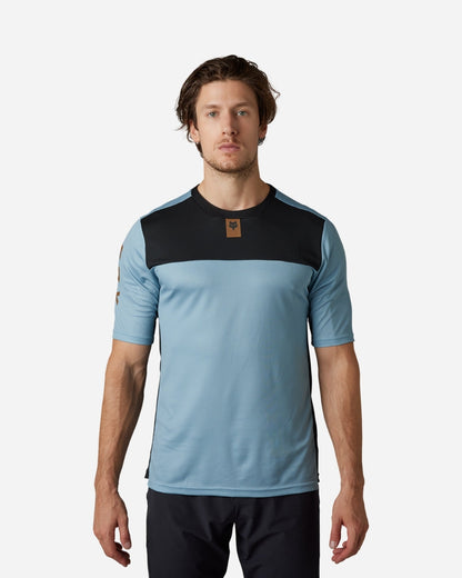 Maillot manches courtes Fox Racing Defend - Gris Anthracite