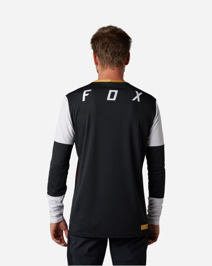 Fox Racing Defend Aurora Long Sleeve Jersey - Black/White