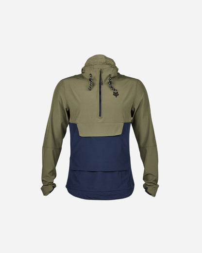 Anorak coupe-vent Fox Racing Ranger Wind Pullover - Vert