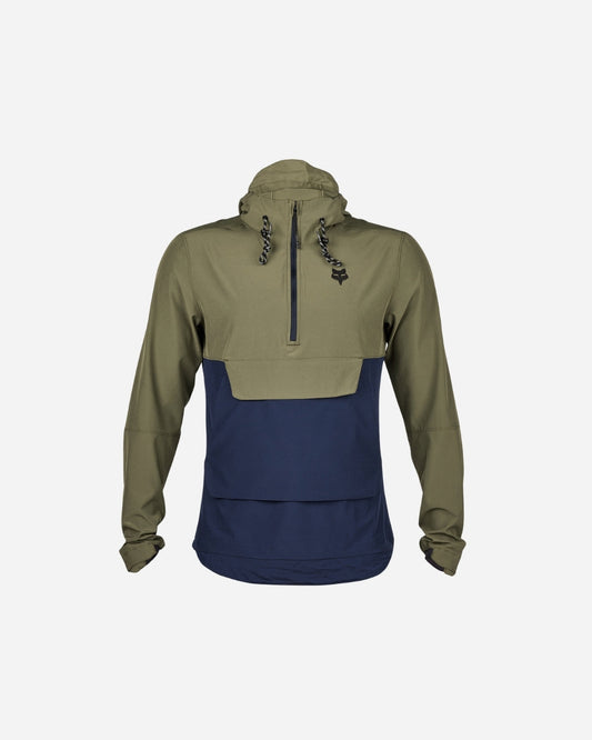 Anorak coupe-vent Fox Racing Ranger Wind Pullover - Vert