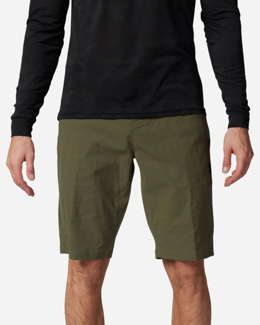 Short Fox Racing Ranger avec Doublure - Vert Olive
