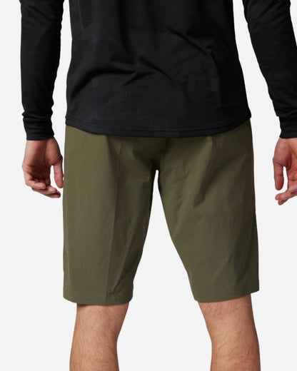 Short Fox Racing Ranger avec Doublure - Vert Olive
