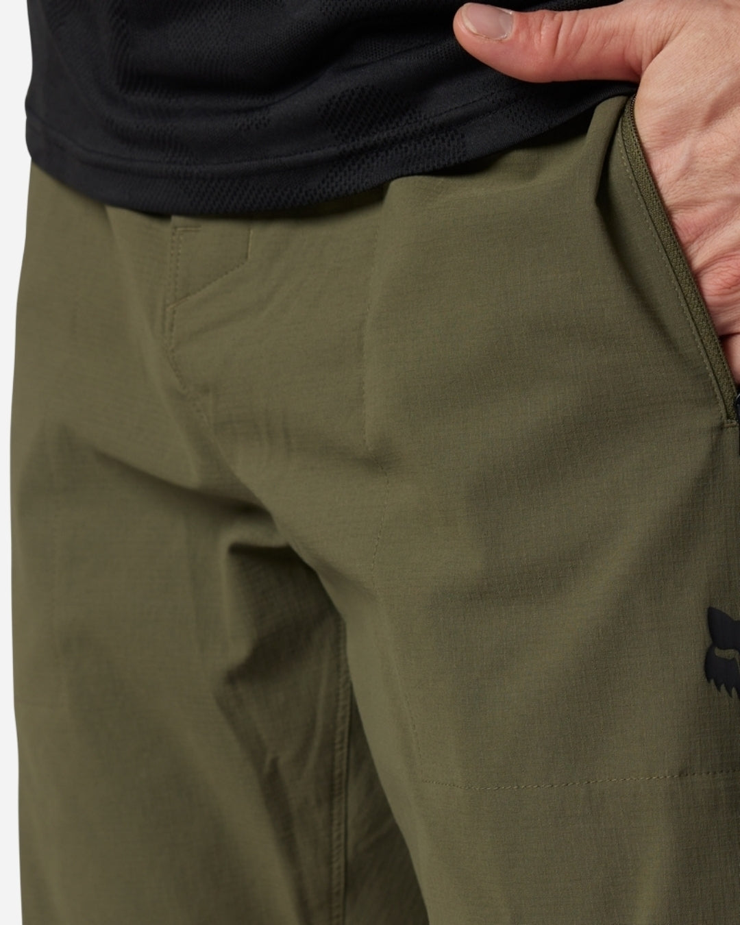 Short Fox Racing Ranger avec Doublure - Vert Olive