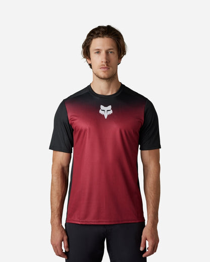 Fox Racing Ranger Keel Short Sleeve Jersey - Burgundy