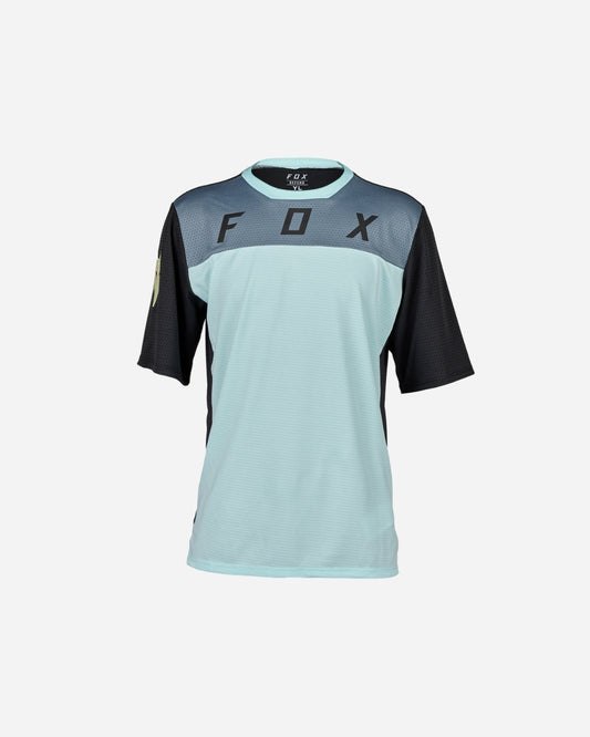 Maillot manches courtes enfant Fox Racing Defend Race - Bleu Glacier
