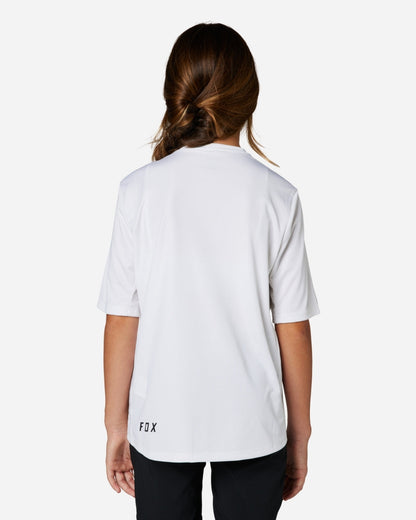 Maglia a maniche corte Fox Racing Ranger per bambini - Bianca