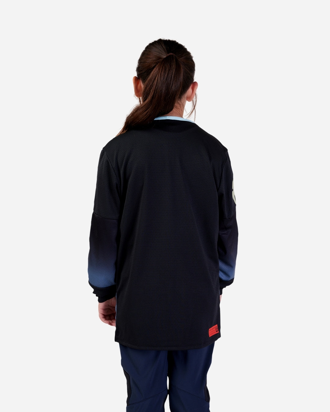 Fox Racing Defend Race Kinder-Langarmtrikot – Gletscherblau