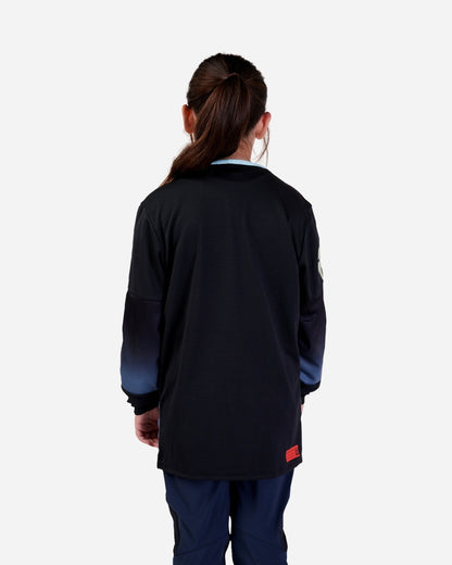 Fox Racing Defend Race Kinder-Langarmtrikot – Gletscherblau