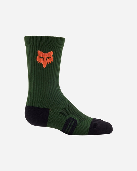 Chaussettes Enfant Fox Racing Ranger Crew 6" - Sauge Foncé