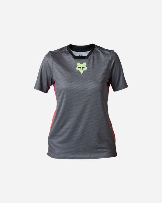 Maillot manches courtes femme Fox Racing Defend Race - Pewter