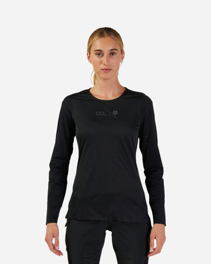 Maillot manches longues femme Fox Racing Flexair Pro - Noir