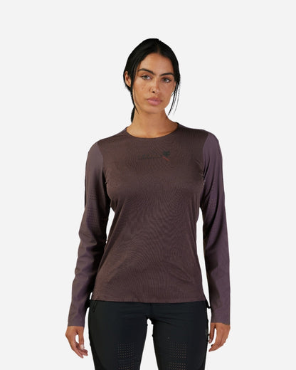 Maillot manches longues femme Fox Racing Flexair Pro - Violet