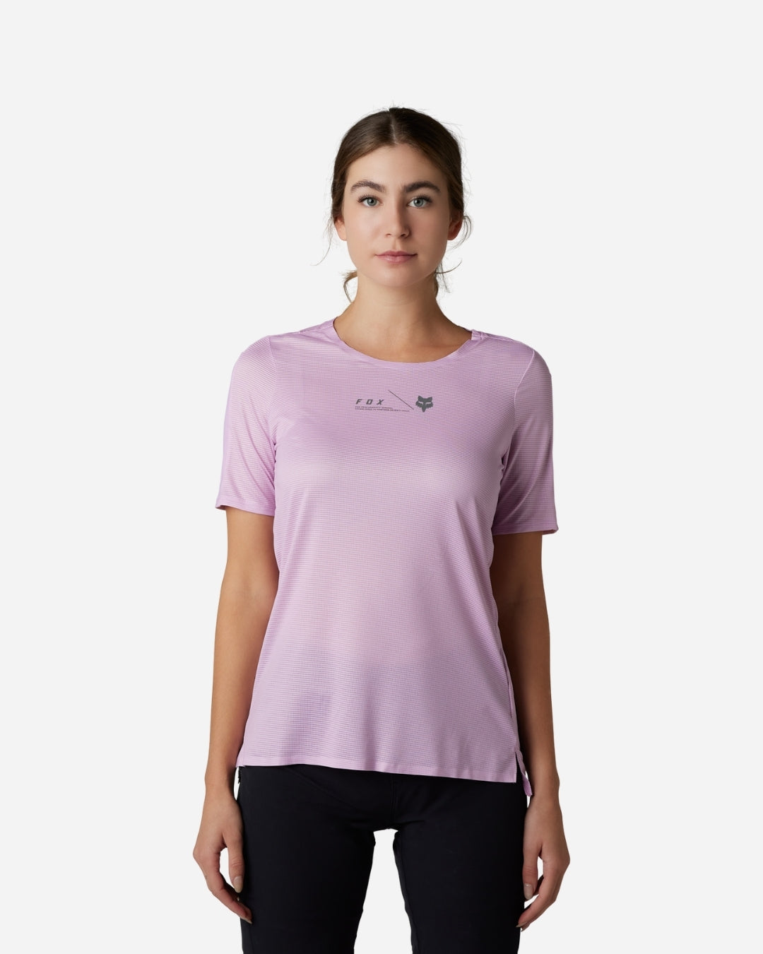 Maillot manches courtes femme Fox Racing Flexair - Noir