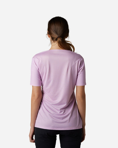 Maillot manches courtes femme Fox Racing Flexair - Noir