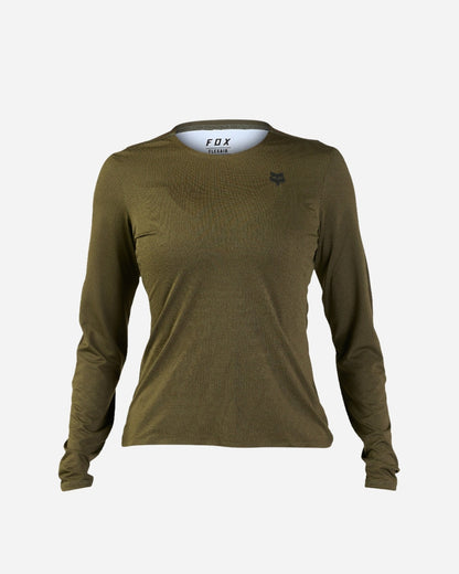 Fox Racing Flexair Ascent Women's Long Sleeve Jersey - Green