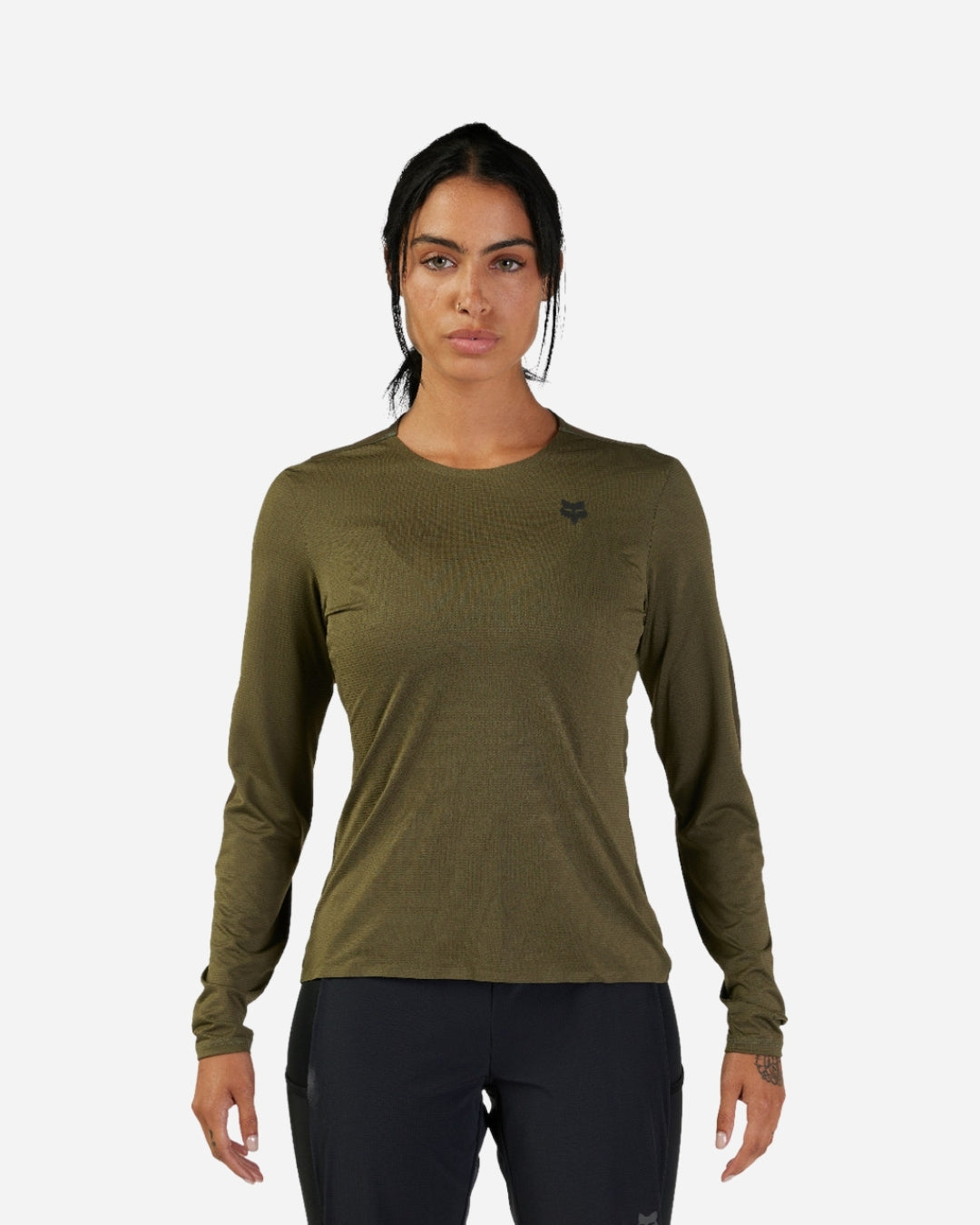 Fox Racing Flexair Ascent Women's Long Sleeve Jersey - Green