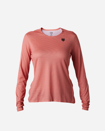 Maillot manches longues femme Fox Racing Flexair Ascent - Saumon