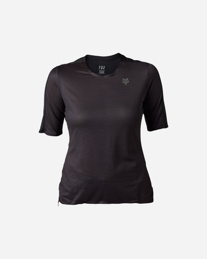 Maillot manches courtes femme Fox Racing Flexair Ascent - Noir