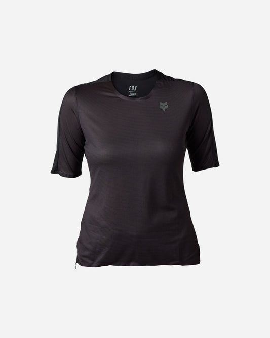 Maillot manches courtes femme Fox Racing Flexair Ascent - Noir