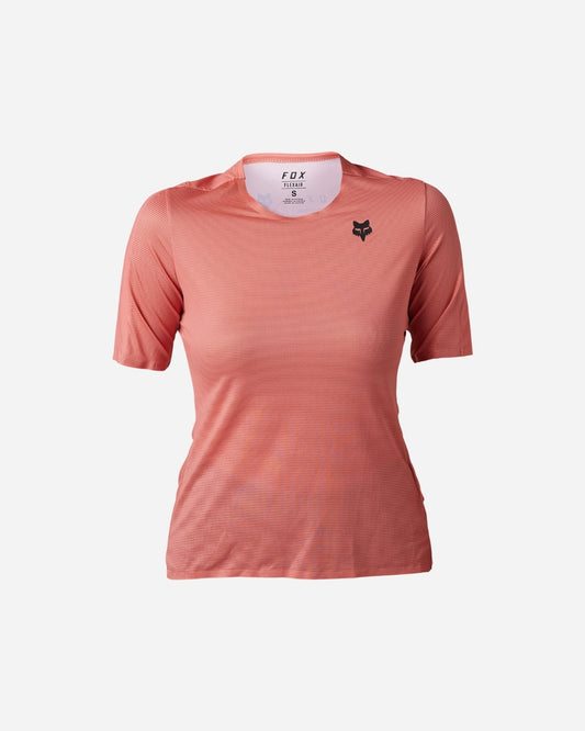 Maillot manches courtes femme Fox Racing Flexair Ascent - Saumon