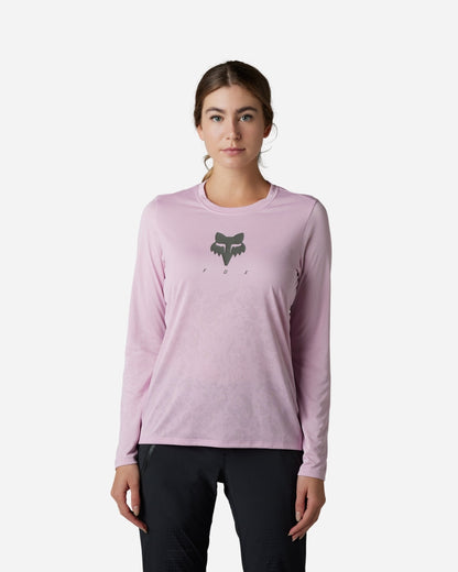 Maillot manches longues femme Fox Racing Ranger TruDri - Blush