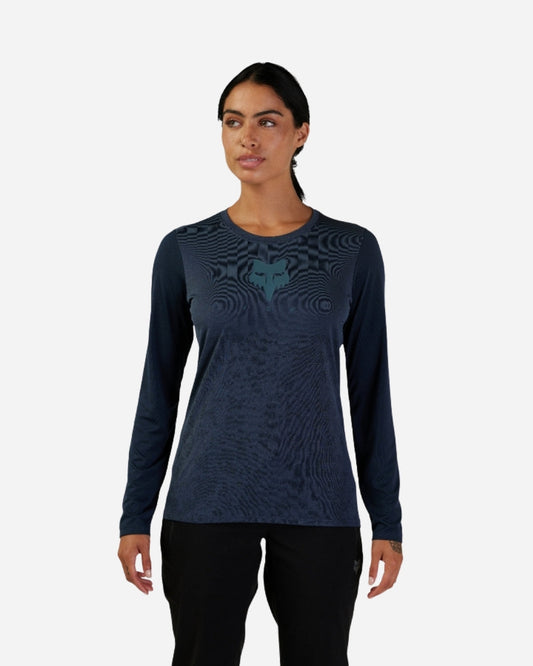 Maillot manches longues femme Fox Racing Ranger TruDri - Minuit