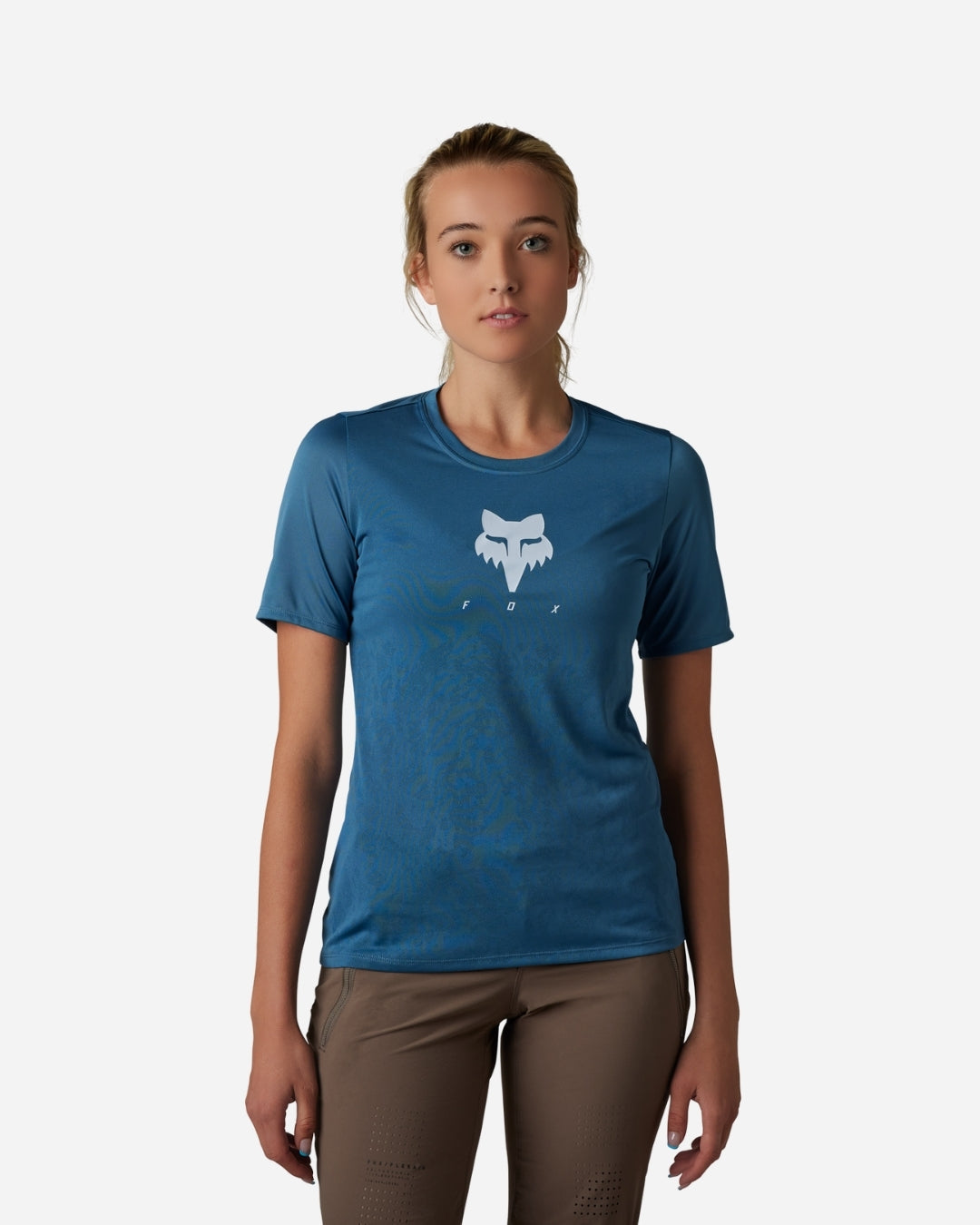 Maillot manches courtes femme Fox Racing Ranger TruDri - Ardoise Foncé