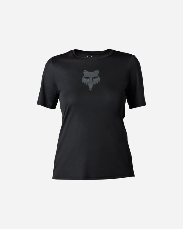 Fox Racing Ranger Fox Head Damen-Kurzarmtrikot – Schwarz