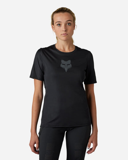 Maglia a maniche corte da donna Fox Racing Ranger Fox Head - Nera