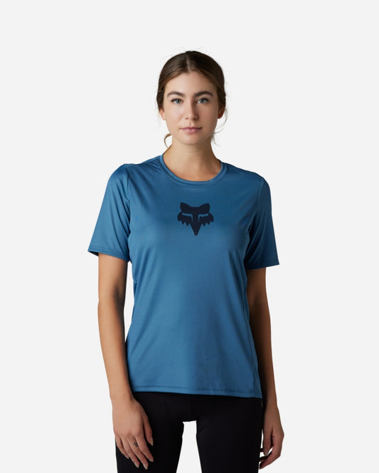 Maglia a maniche corte da donna Fox Racing Ranger Fox Head - Ardesia scura