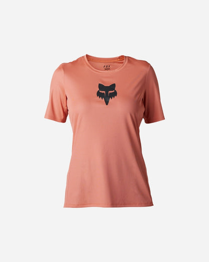 Maillot manches courtes femme Fox Racing Ranger Foxhead - Saumon