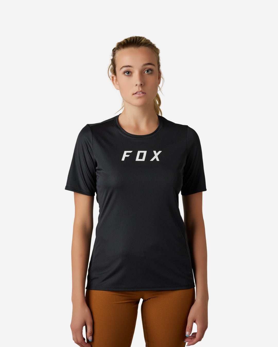 Maillot manches courtes femme Fox Racing Ranger Moth - Noir