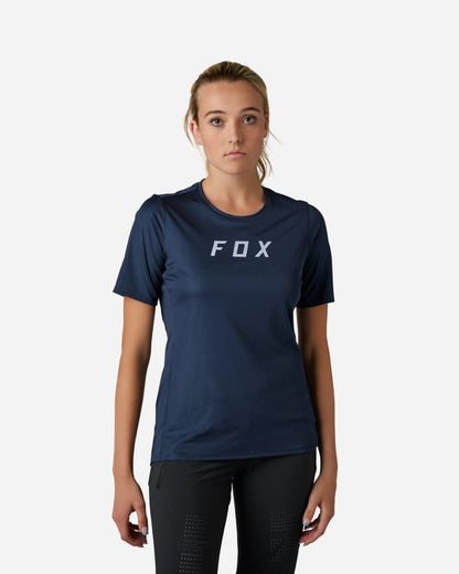 Maillot manches courtes femme Fox Racing Ranger Moth - Minuit