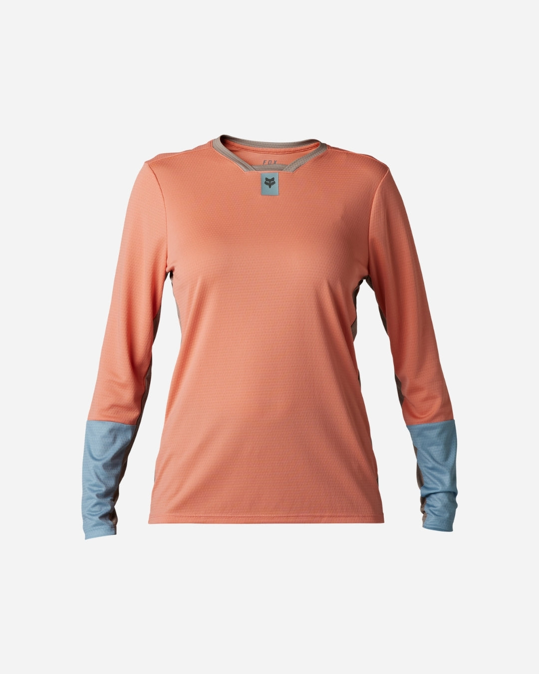 Maillot manches longues femme Fox Racing Defend - Saumon