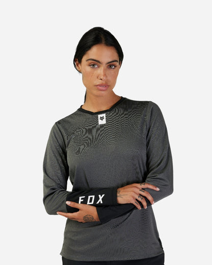 Maglia a maniche lunghe Fox Racing Defend da donna - Grigio scuro