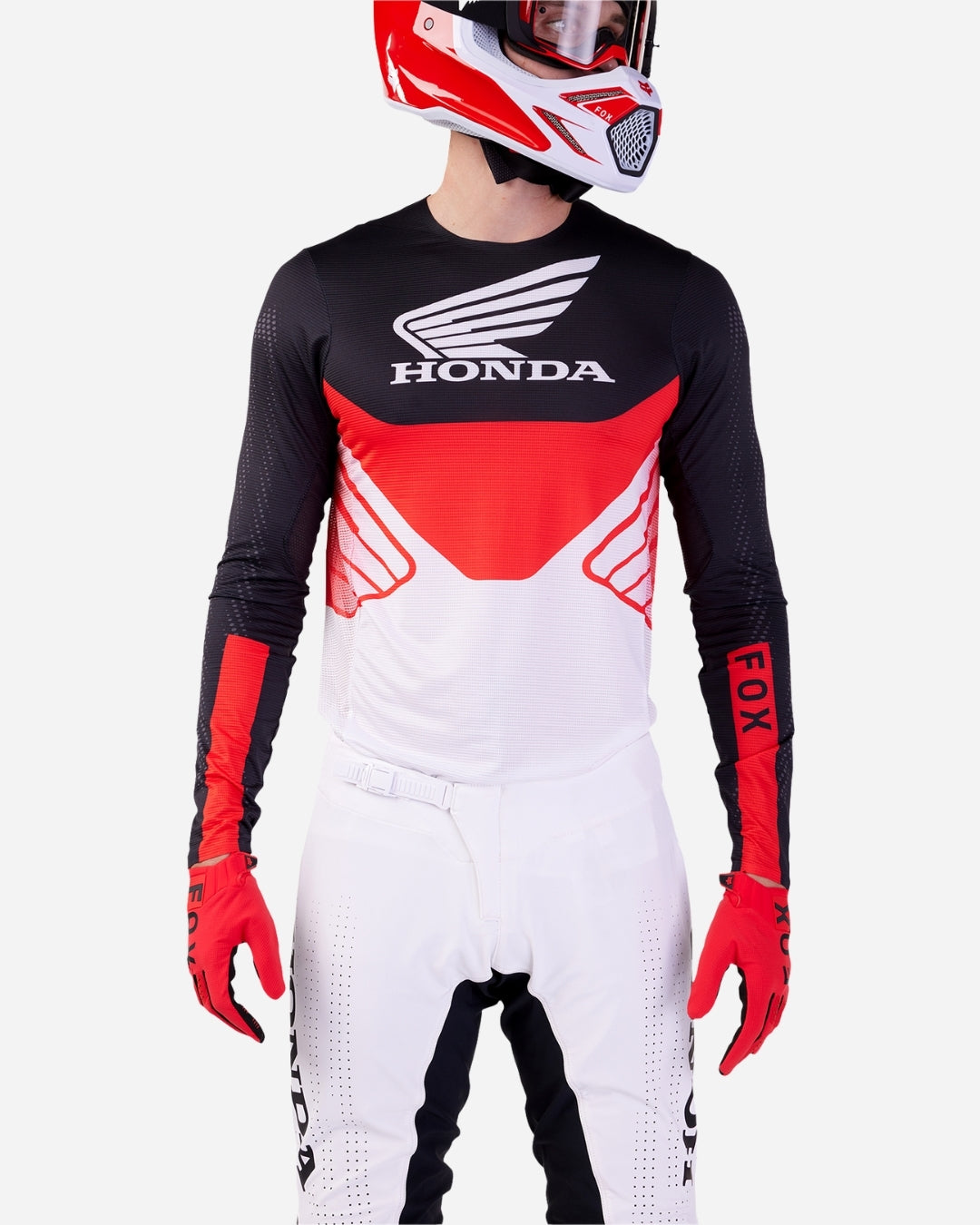 Maillot Fox Racing Flexair Honda - Noir/Blanc