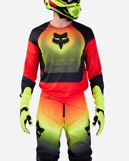 Maillot Fox Racing 360 Revise - Rouge/Jaune