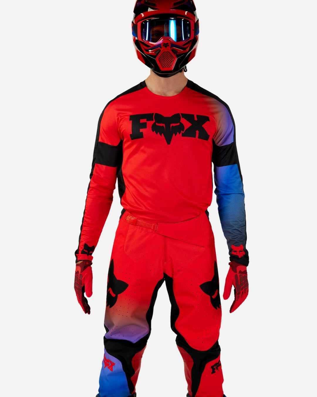 Maillot Fox Racing 360 Streak - Rouge fluo