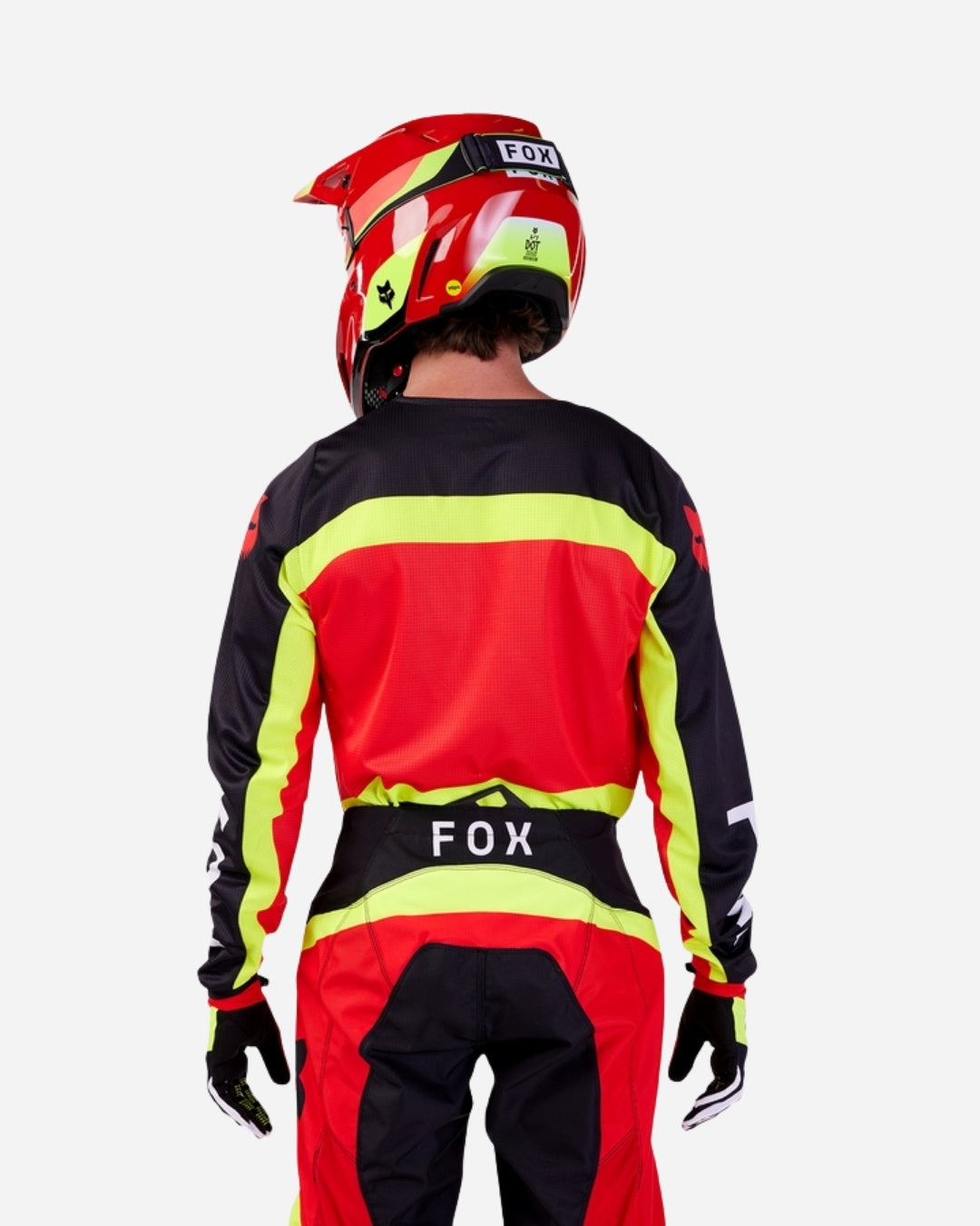 Maillot Fox Racing 180 Ballast - Noir/Rouge