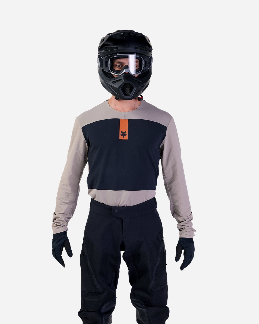 Maillot Fox Racing Defend Off Road - Taupe