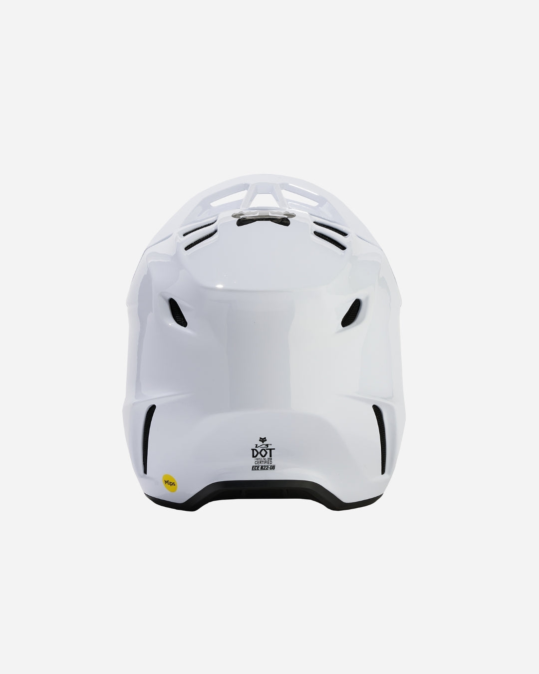 Casque Fox Racing V3 RS Carbon - Blanc uni