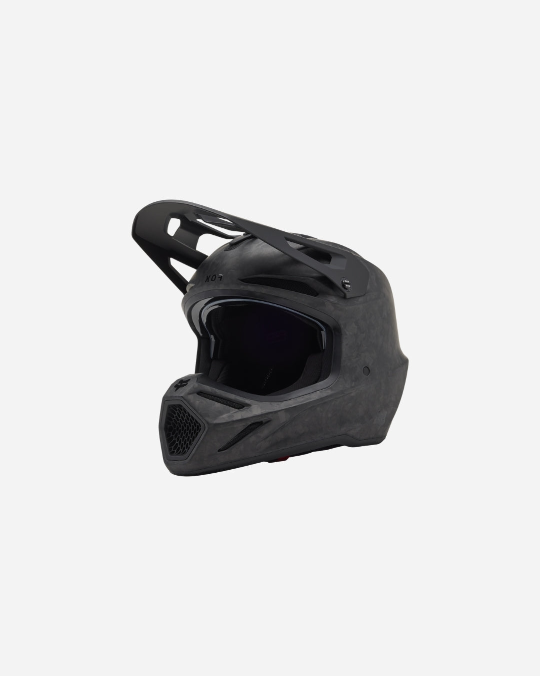 Casque Fox Racing V3 RS Carbon - Noir mat uni