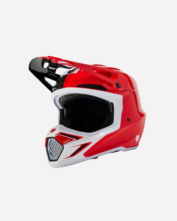 Fox Racing V3 RS Ical Helm – Fluoreszierendes Rot