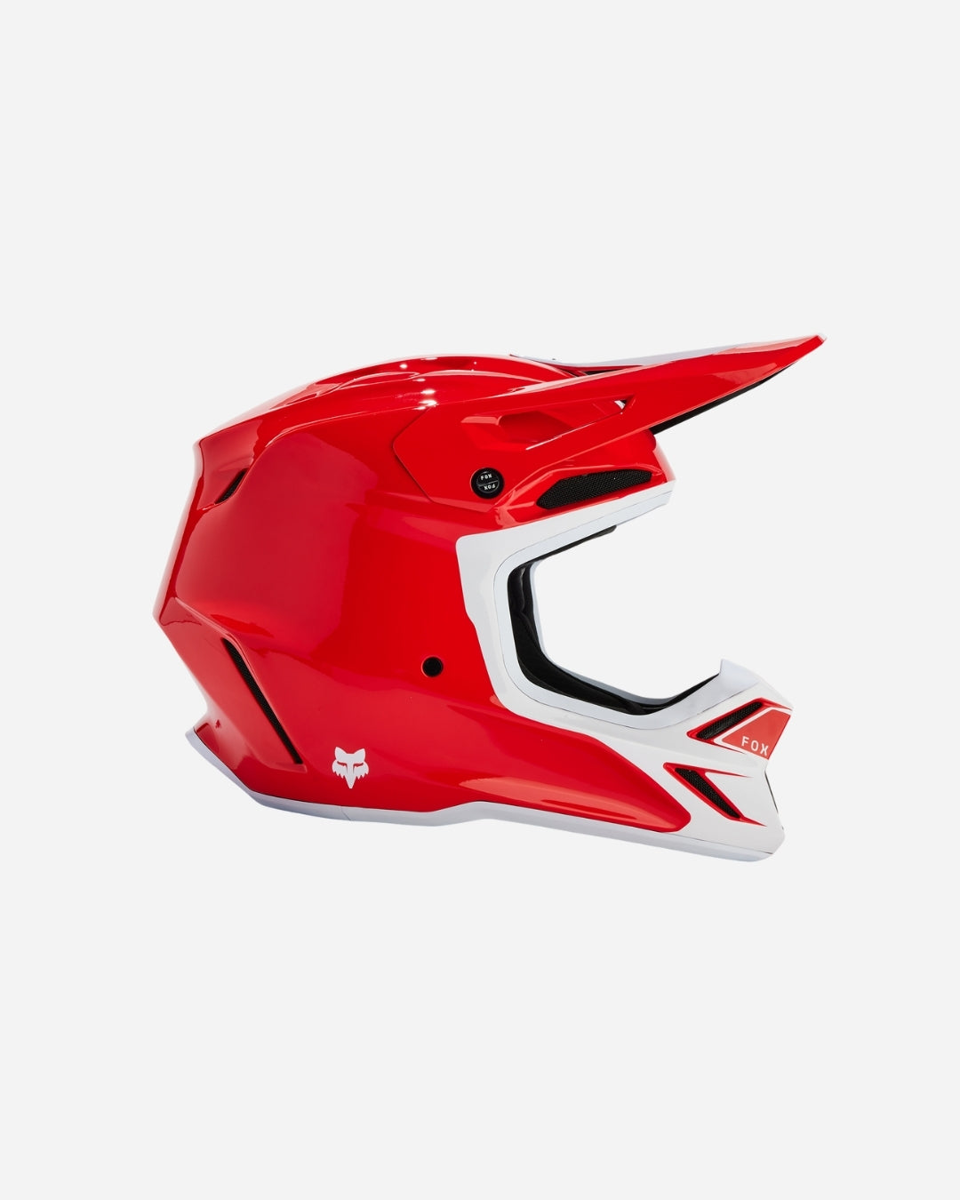Casque Fox Racing V3 RS Ical - Rouge fluo