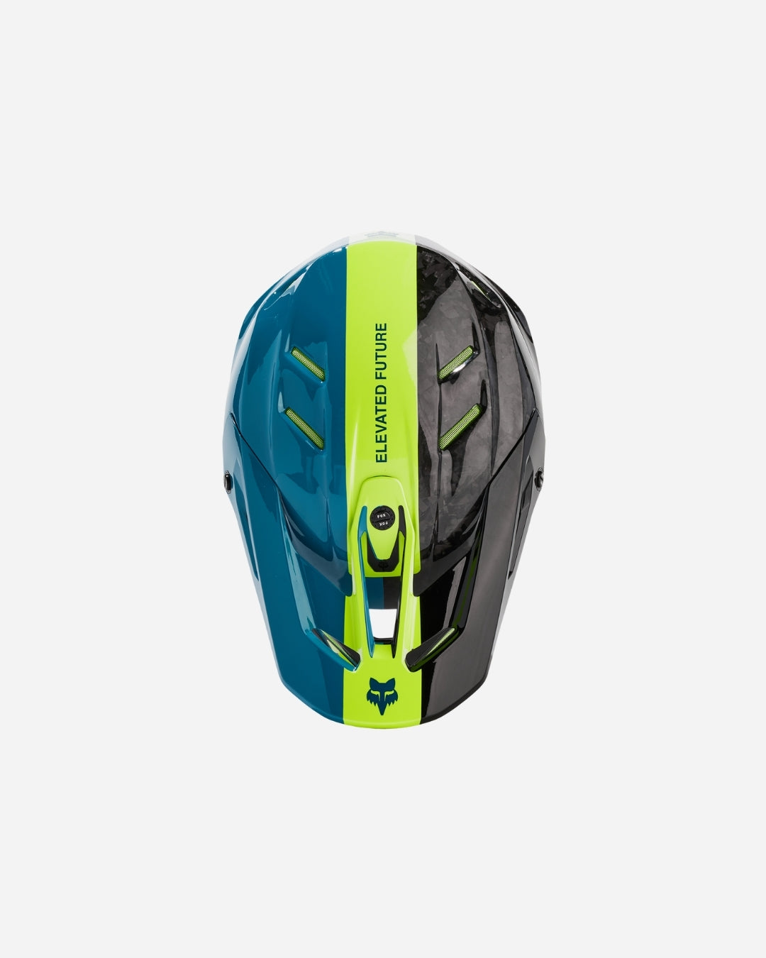 Casque Fox Racing V3 RS Ical - Bleu métallisé