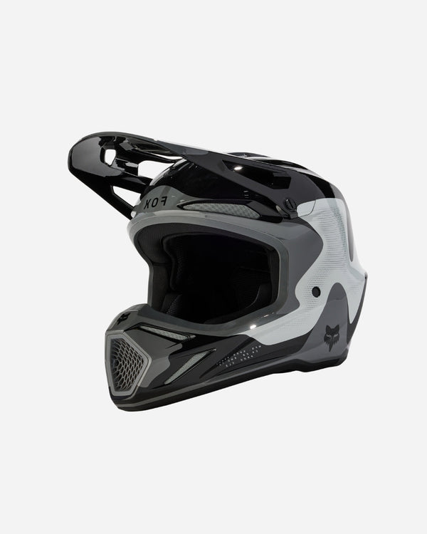 Casco Fox Racing V3 Revised - Nero/Grigio